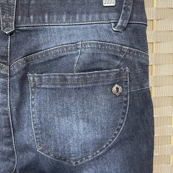 Democracy Ab Solution Skinny Ankle Jean Size 6 Medium Wash Stretch Denim Shaping - Picture 5 of 10